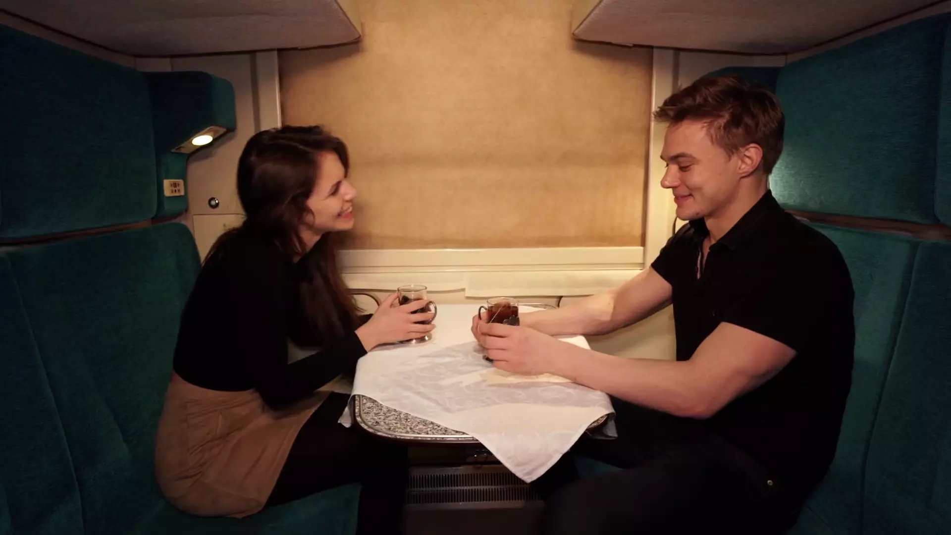 Best Comedy in Porn History! Meeting on the Train Ended Hot Sex.