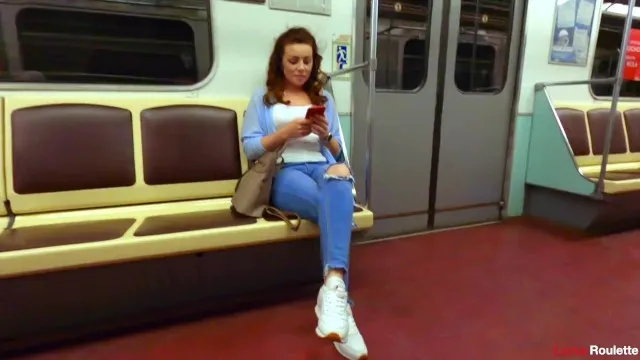 Met in the Subway. She Loves to Suck Cock and Eat Sperm.