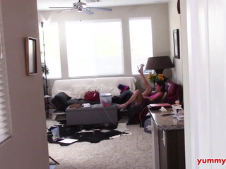 Stepmom caught camming