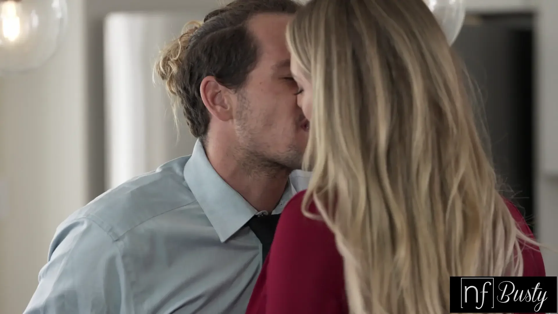 Busty Blonde Babe Kayley Gunner Craves Stuffing before Thanksgiving Feast