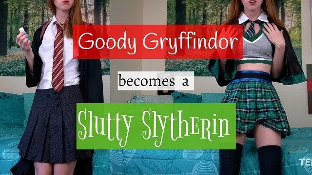 Goody Gryffindor Becomes a Slutty Slytherin [ginny Weasley Potion Joi]