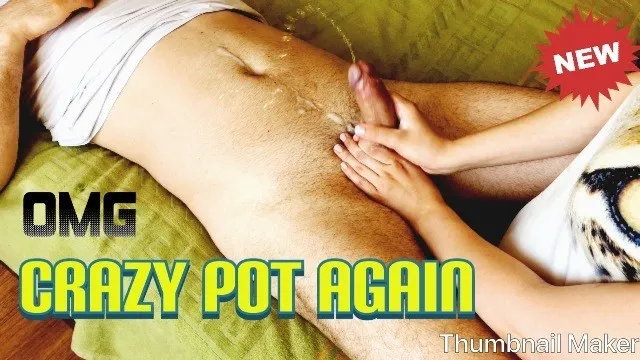  He Literally Piss Oneself During Post Orgasm Torture. Poor Boy  Press!!!