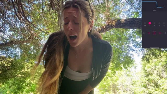 A Walk in the Woods Never Felt so Good! | Public Orgasm | Almost
