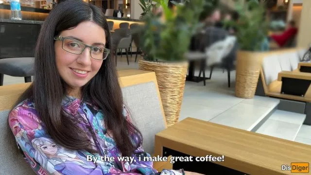 The Nerdy Girl with Glasses Turned Out to Be a Nymphomaniac and a Lover of Sp...