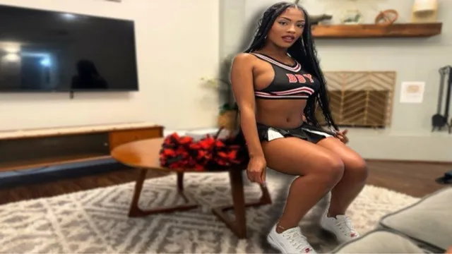 Cheerleader Visits Her Professor, Begging for His Huge Dick