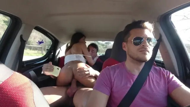 Having Sex with Pretty Latina on the Uber