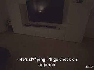 Lovely Stepmom Takes Care of My Teen Dick and Lets Me Creampie Her Pussy