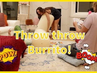 Playing Throw Throw Burrito With Adriana Chechik