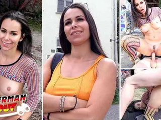 Rough Anal Fuck Makes Her Scream | Outdoor Street Casting Sex with Jessy Jey ...
