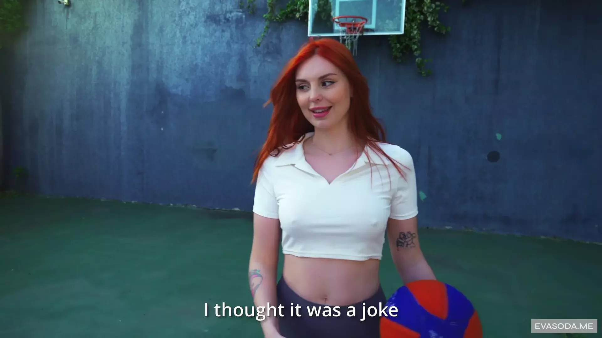 Hot Basketball Babe with a Sweaty Body Gives a Wild Blowjob and Juicy Fuck af...