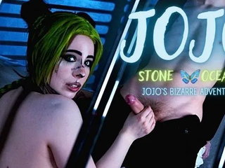 Jolyne Cujoh Caught Masturbating. Thorough Body Search