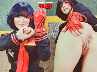 Ryuko Matoi Was Fucked by Naked Teacher in All Holes until Anal Creampie - Co...