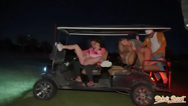 Public Outdoor Interracial Orgy