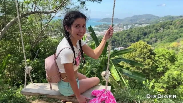 A Pickup Truck Picked Up a Cute Girl in the Jungle and Fucked on the First Date