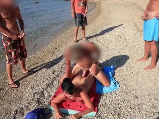 Anal Cumshot Party in Mykonos! Fuck Me in the Ass!