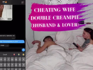 Cheating Wife Double Creampie Sex Kleomodel Couple