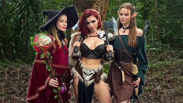 D&d the Adventure of the Elf with God Eros (arinafox, Sweetie Fox, Diana Rider)