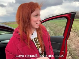 Stranger Swallows Dick to the Throat! Lots of Cum in Public!