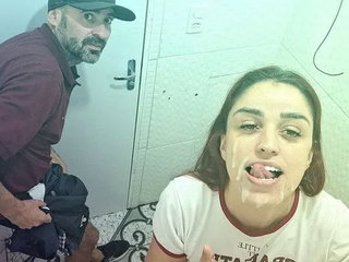 Fucked by a Stranger in a Bar Bathroom Without a Condom!