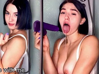 Shall We Go to the Shower Together? Video Blog #2. how Girls Go to the Shower