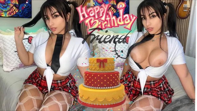 Roleplay Your Naughty Best Female Friend Giving Sex as Your Birthday Gift Eat...