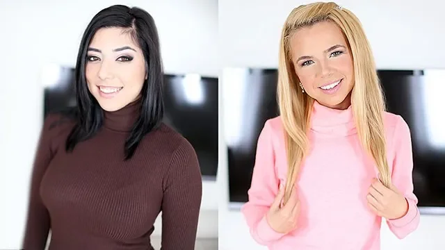 Audrina Rossi and Alina West Love to Give Oral