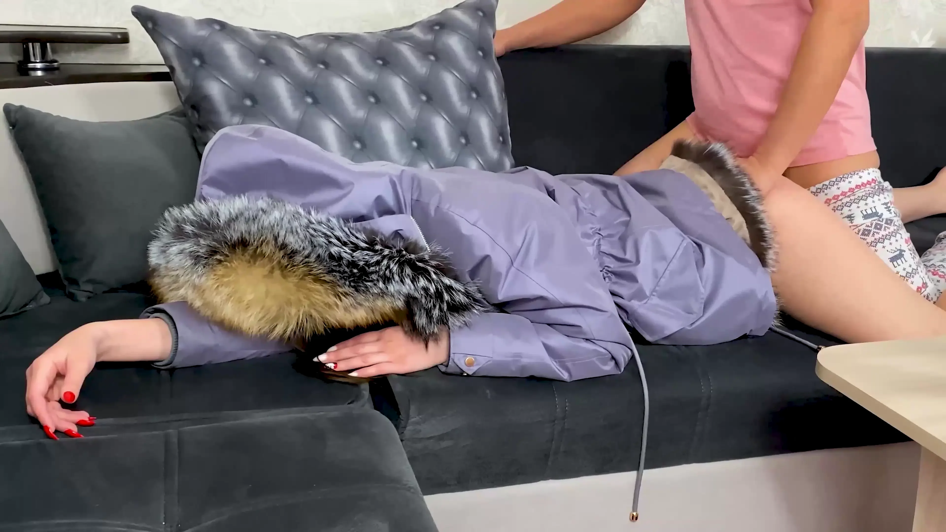 Step-daughter that Returned Home Without Panties