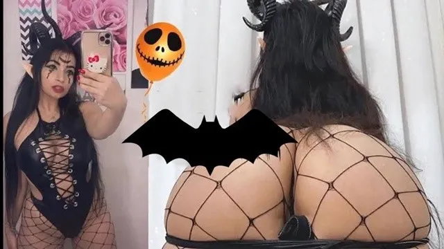 Horror Porn Sexy Succubus Cosplay Big Tits Came to Suck Your Dick and Swallow...