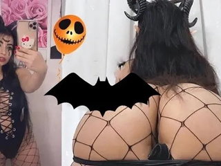 Horror Porn Sexy Succubus Cosplay Big Tits Came to Suck Your Dick and Swallow...