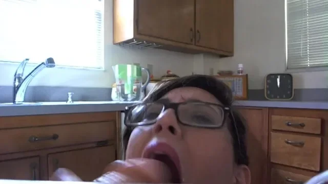 POV Dildo Blowjob with Dirty Talk, Cumshot