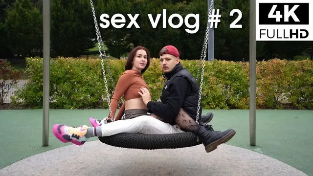  Sex Vlog Episode 2: Public Park, Bj and Creampie at Home |