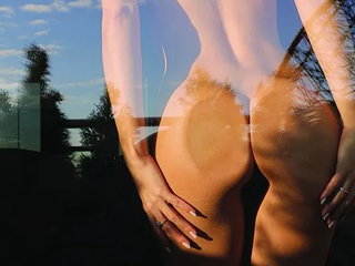 Beautiful Ass Blonde Fucks Her Pussy all Day |