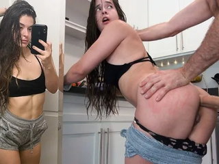 First Time Anal Leads to Multiple Anal Orgasms - Abbie Maley Ass Fucked by Ja...