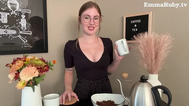 Asmr Joi * Sexy Tattooed Barista Gives You a Countdown to Cum * Emma